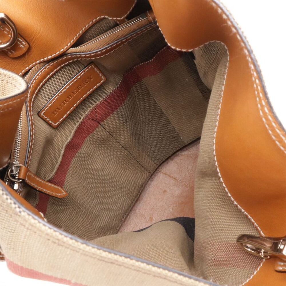 Burberry Ashby Medium Hobo Nova Check Shoulder Bag - Picture 6 of 8
